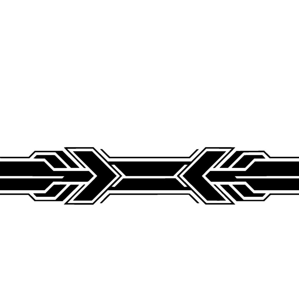Minimalist Geometric Arrow Element on White Background vector