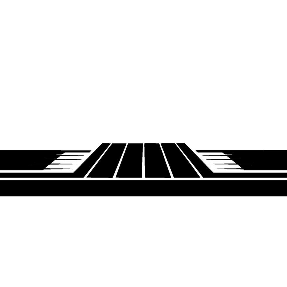 Abstract Piano Keys Illustration Minimalist Black White vector