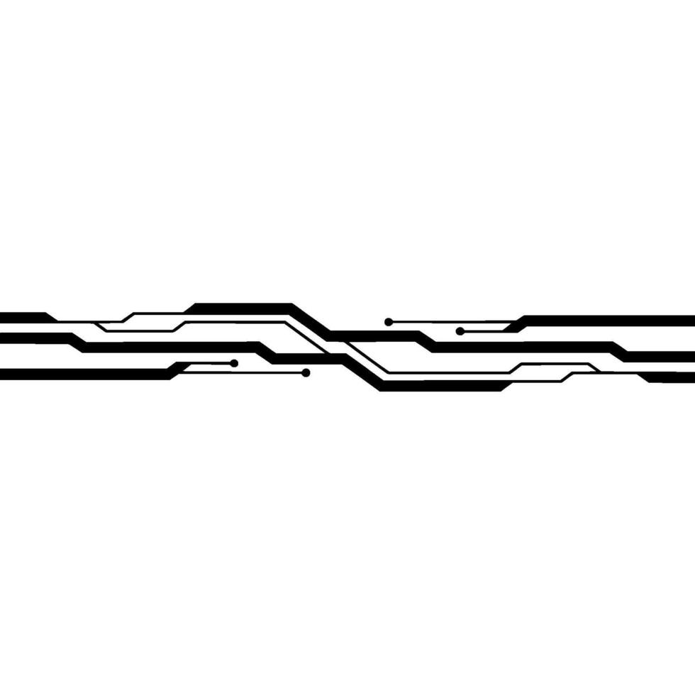 Abstract Tech Circuitry Background Clean, Minimalist, Futuristic vector