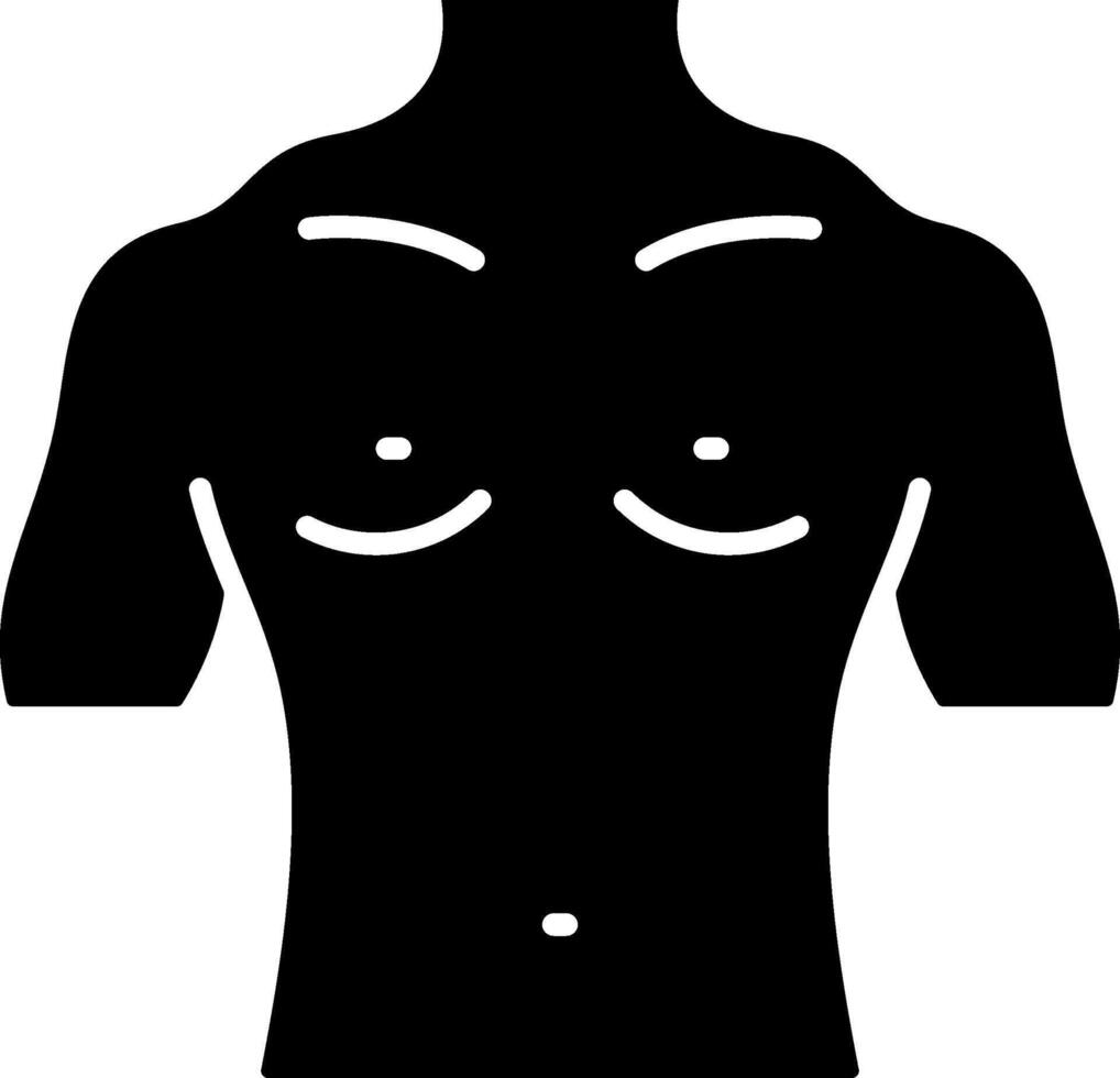Chest Solid Black Icon vector