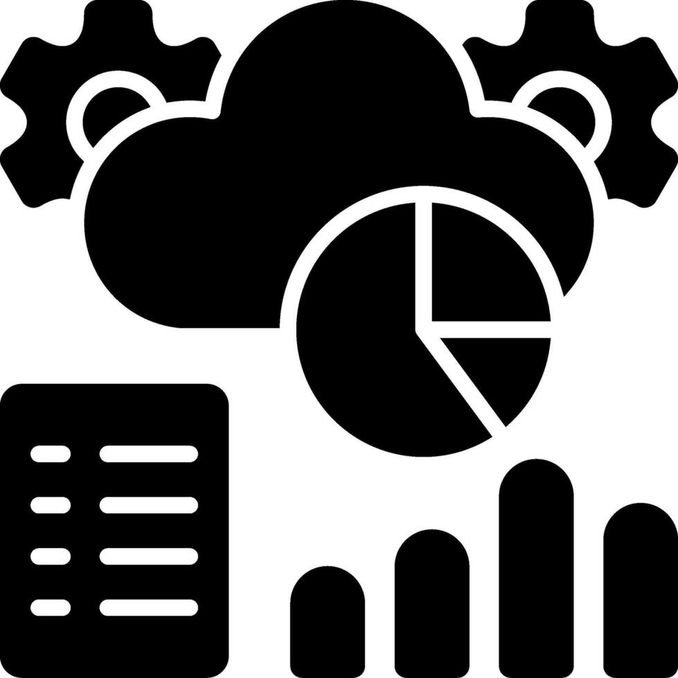 PyTorch Solid Black Icon vector