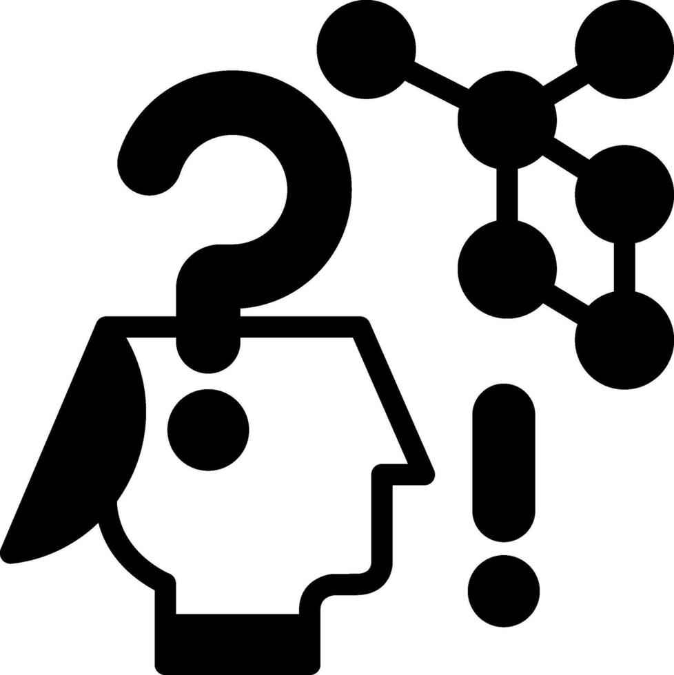 Perception Solid Black Icon vector