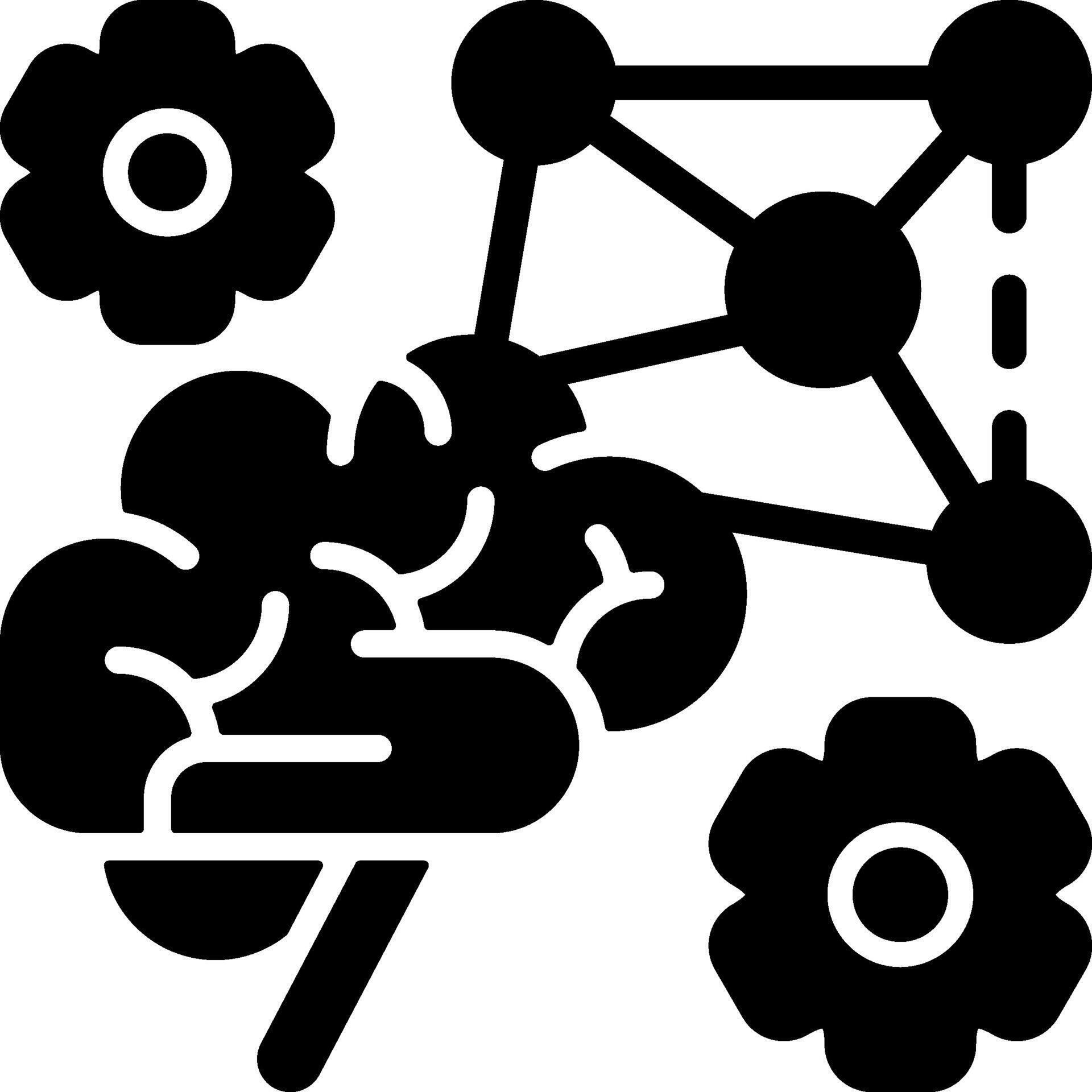 Brain Connectivity Solid Black Icon 66721343 Vector Art at Vecteezy