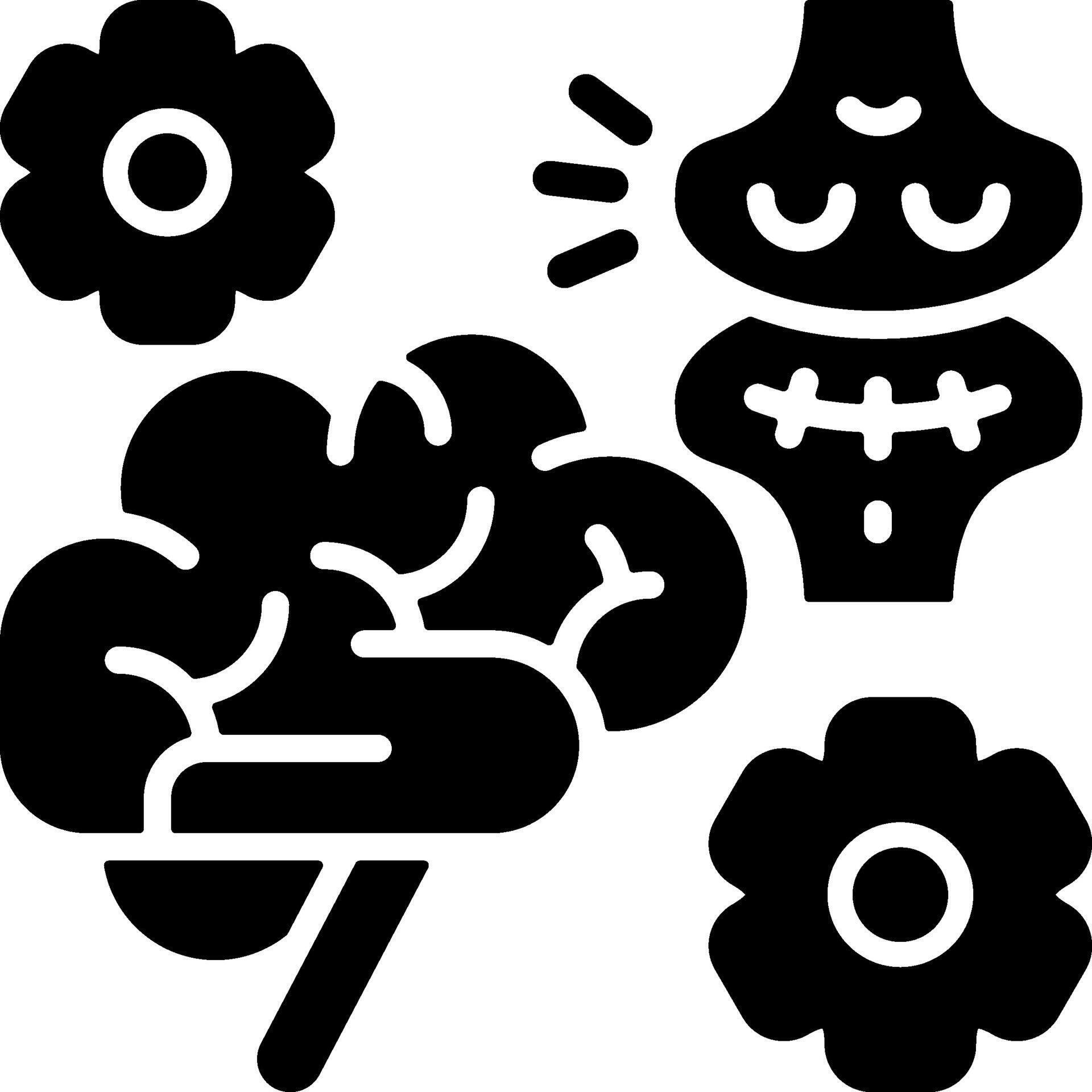 Synaptic Activity Solid Black Icon 66721355 Vector Art at Vecteezy