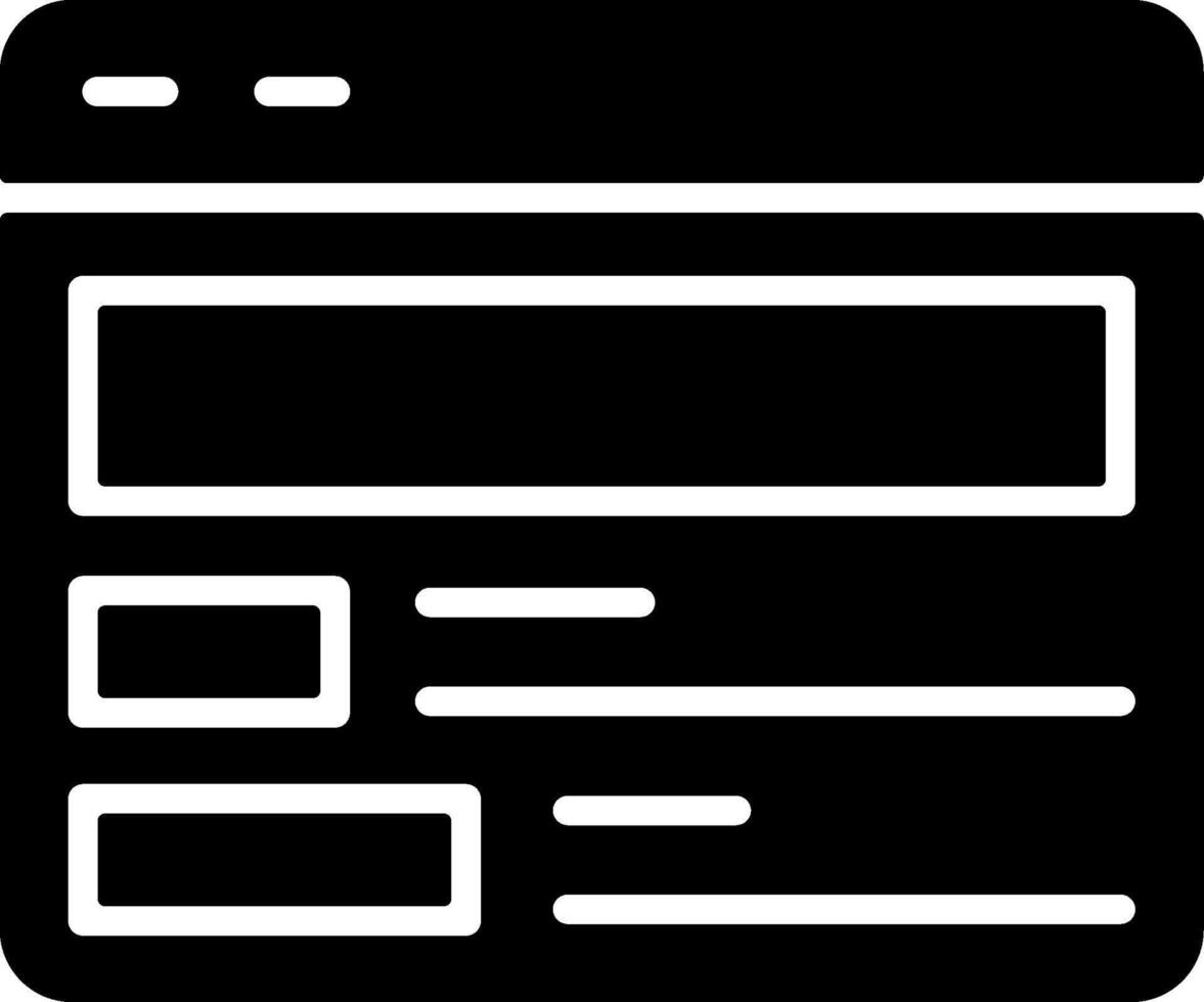 Staging Site Solid Black Icon vector