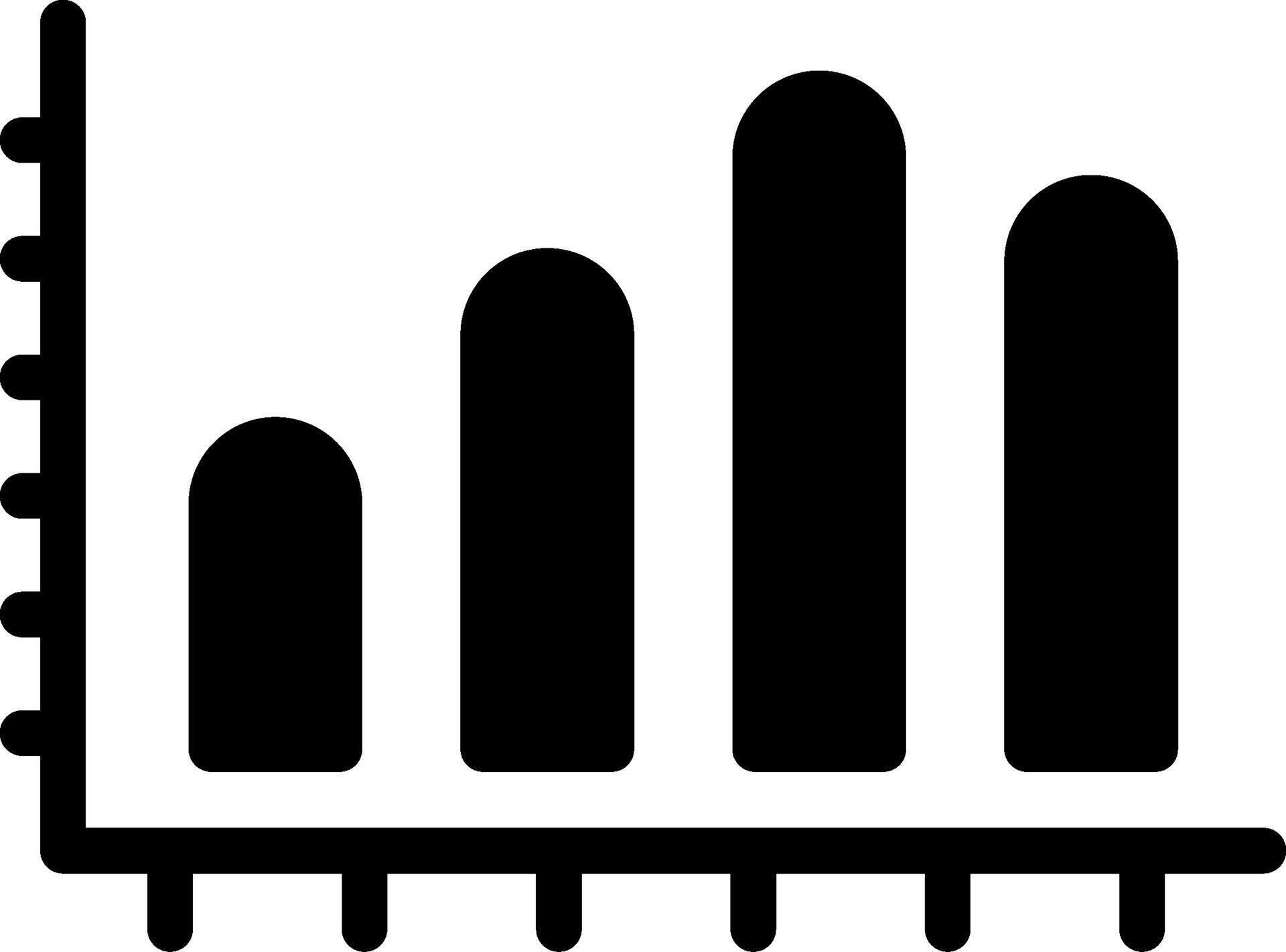 Column Chart Solid Black Icon 66721514 Vector Art at Vecteezy