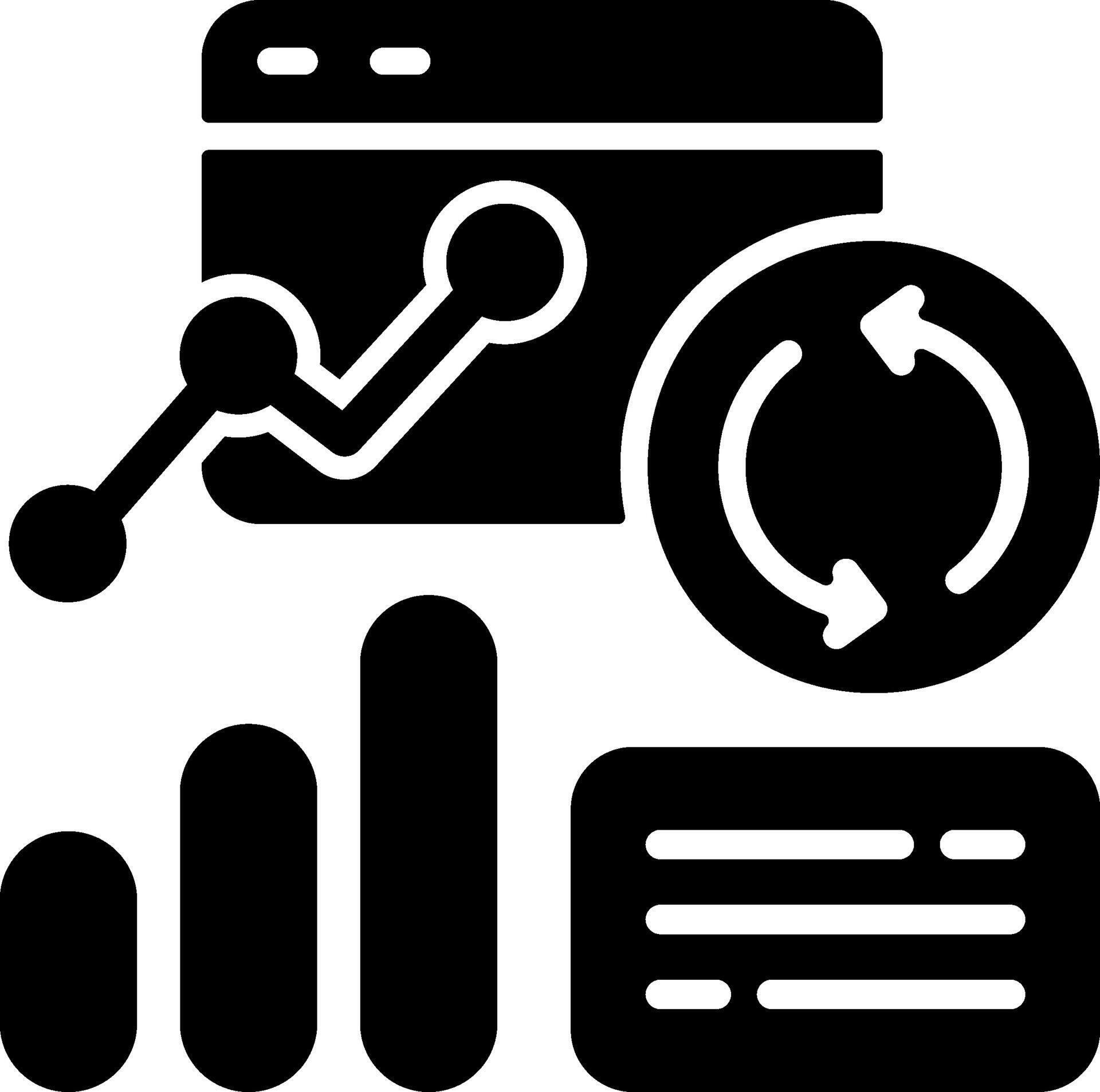 Continuous Improvement Solid Black Icon 66721926 Vector Art at Vecteezy