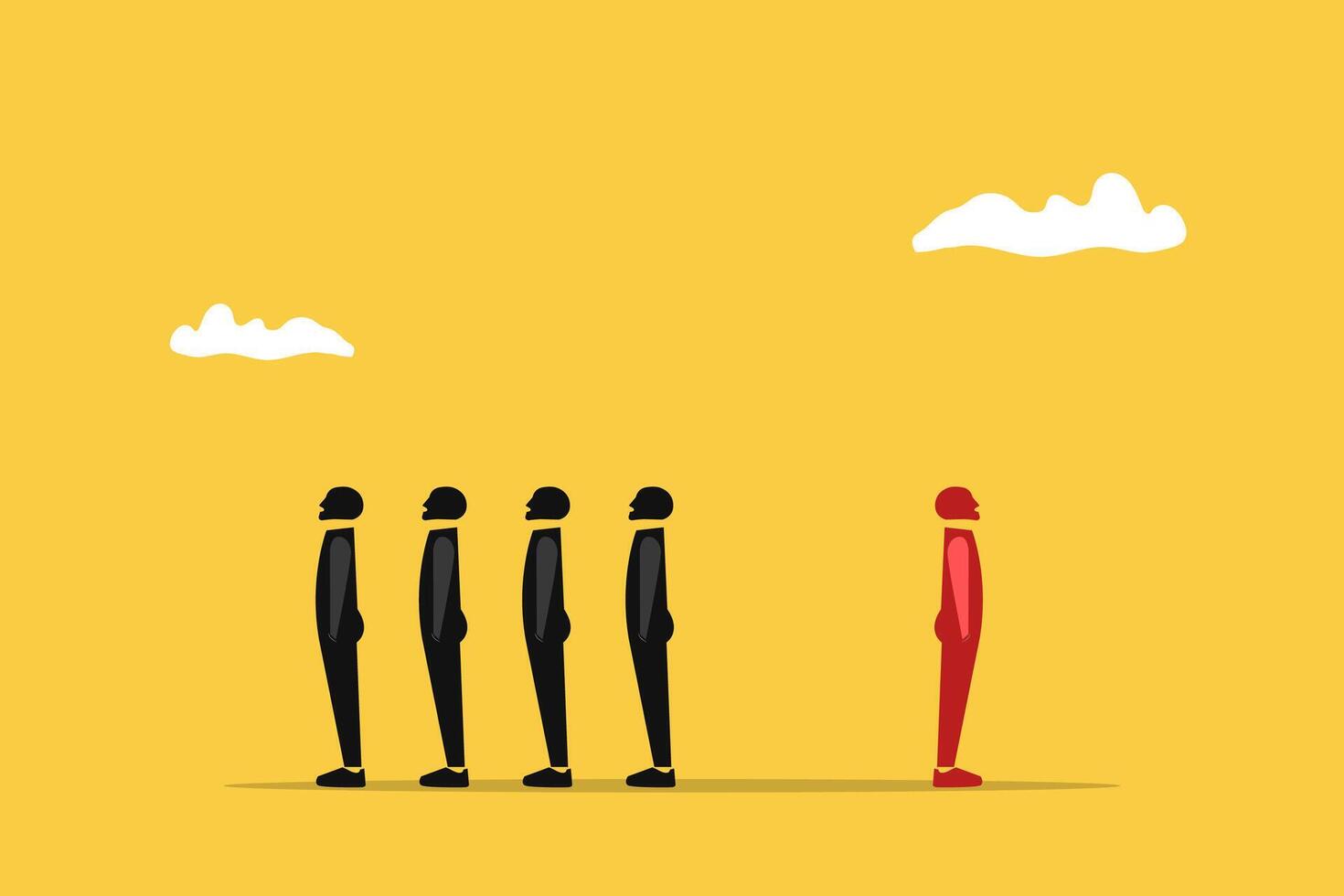 Business woman take a new path for business opportunities. Symbol of future, leadership different business routes, career opportunity success vector