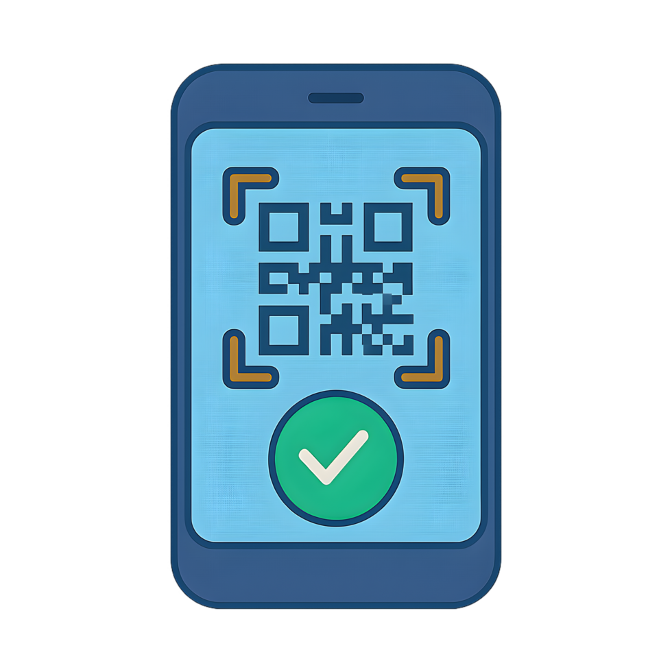 Qr code scanning process modern technology digital interaction urban environment close-up view efficient data access png