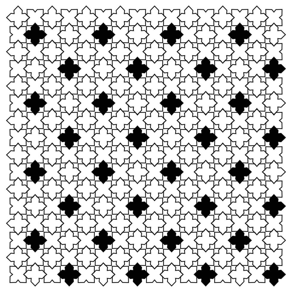 Decorative seamless pattern design vector