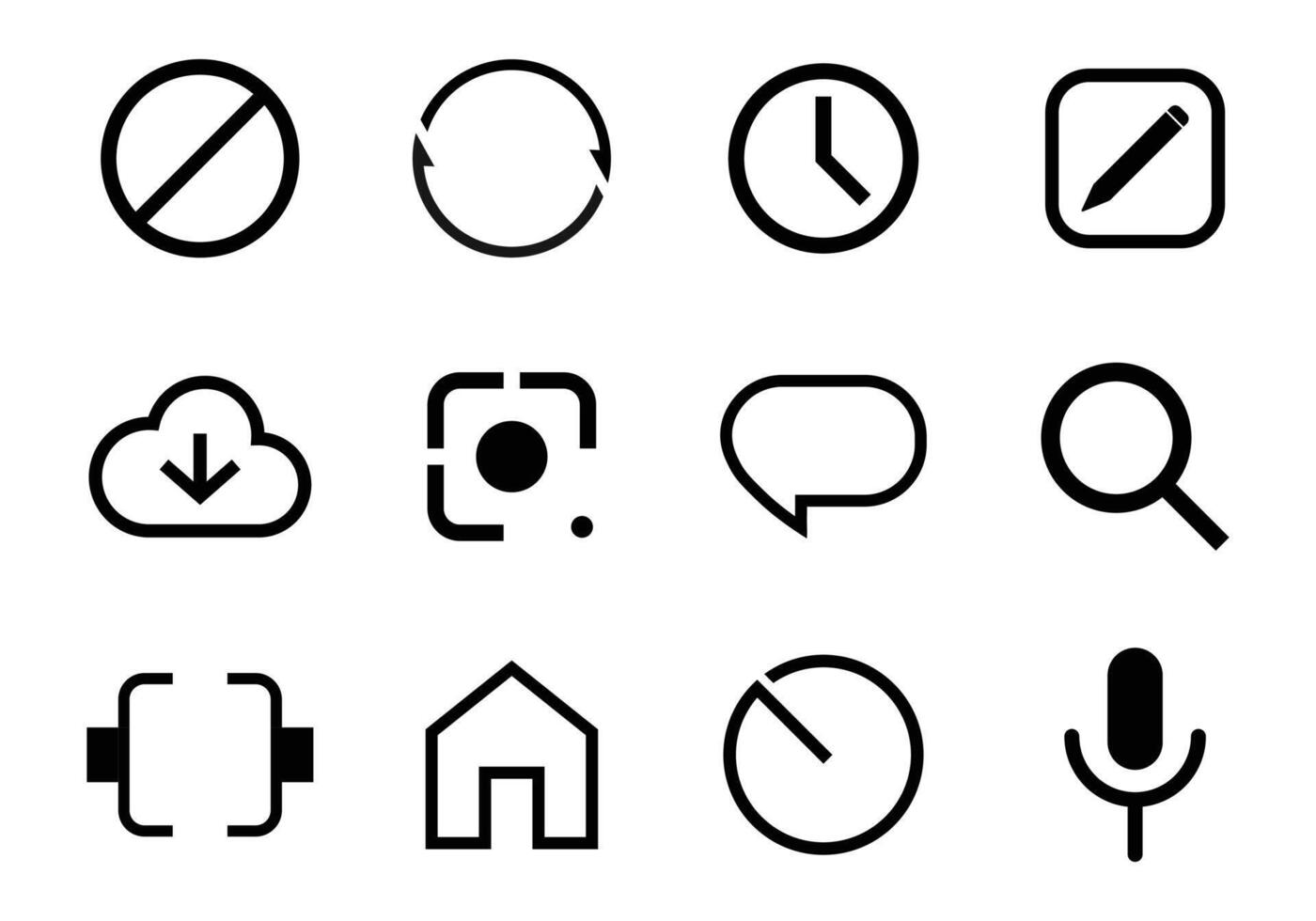 Search and record icon design vector