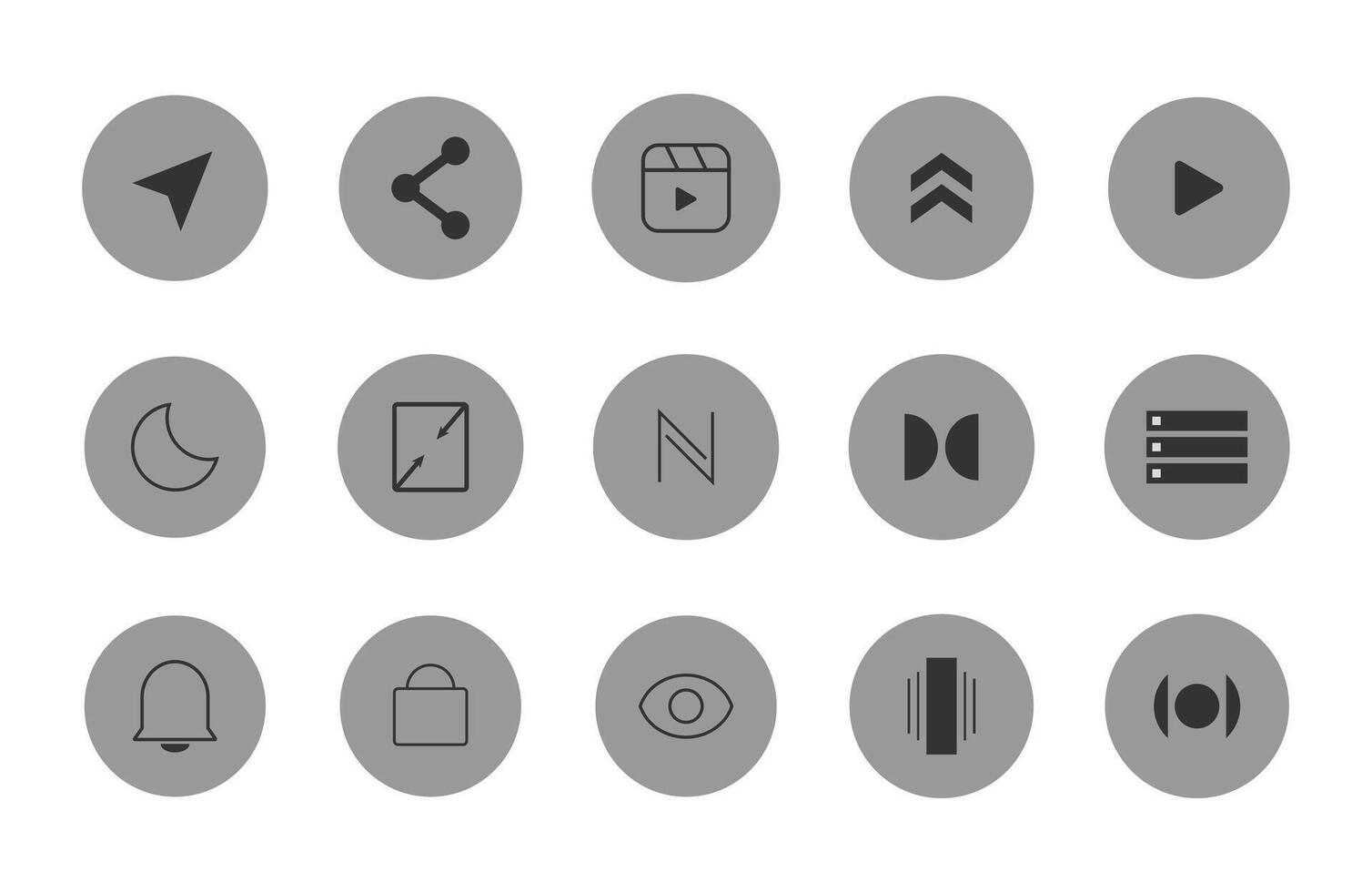 Mute and lock icon design vector