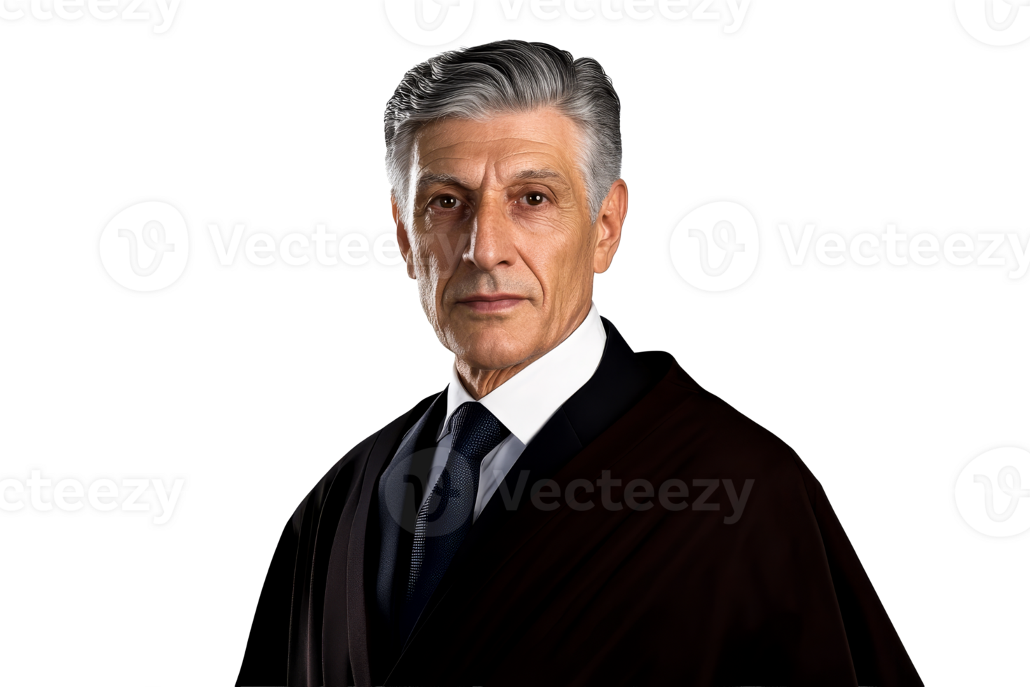Middle Aged Man Gray Hair Formal Attire, Cut out transparent png