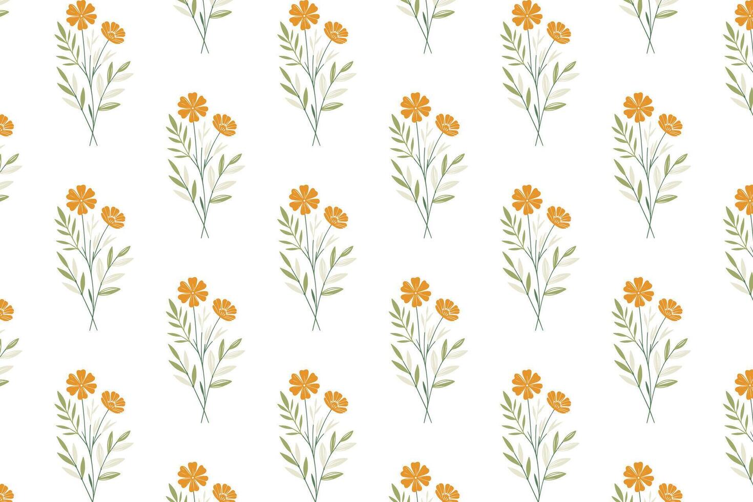 floral motif pattern using one line illustrations of roses and leaves for textile fabric wrapping fashion apparel kitchen wear and pillow production vector