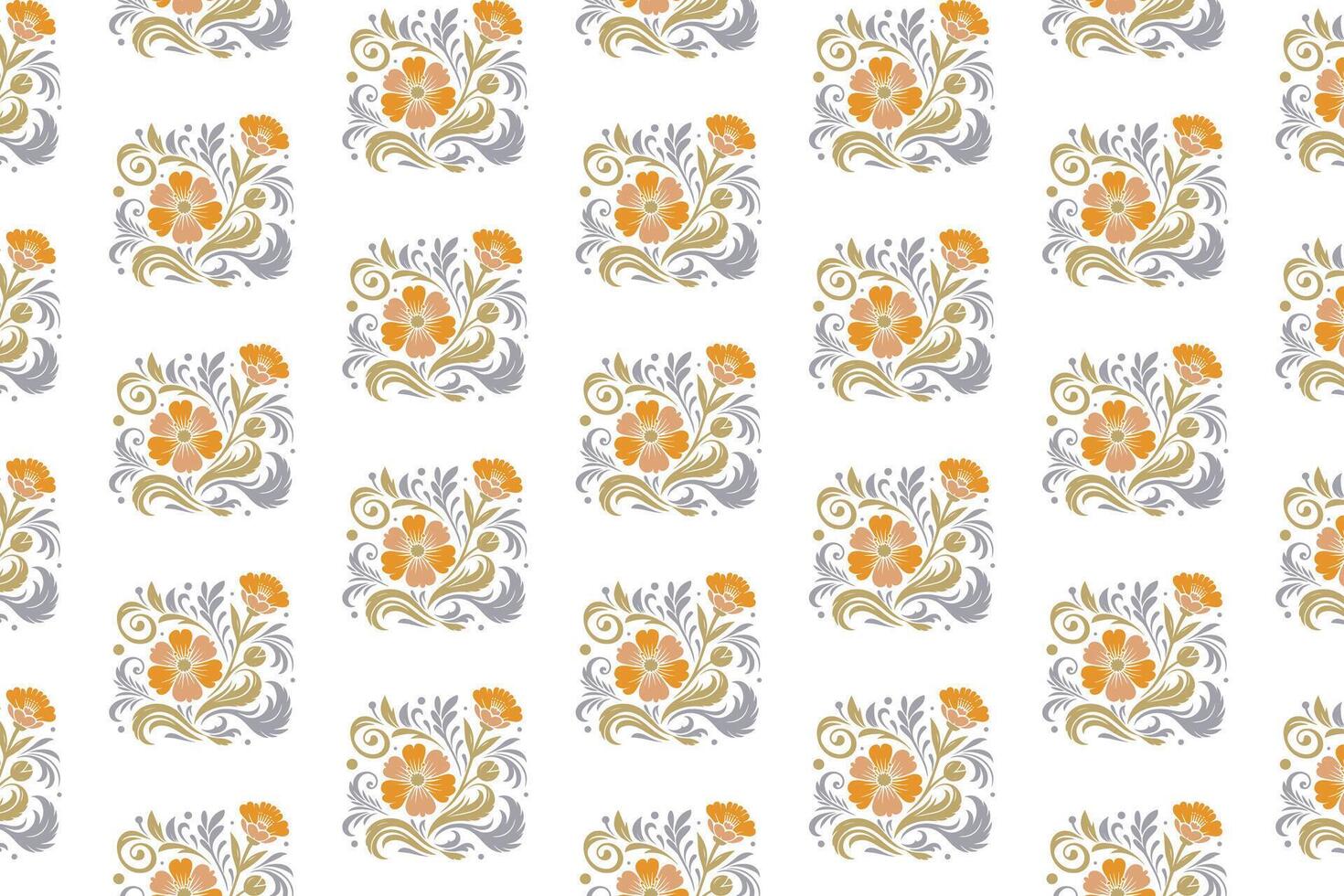 continuous one line floral sketch pattern for fashion fabrics wrapping textiles pillow covers wallpaper kitchen use and home surface pattern design vector