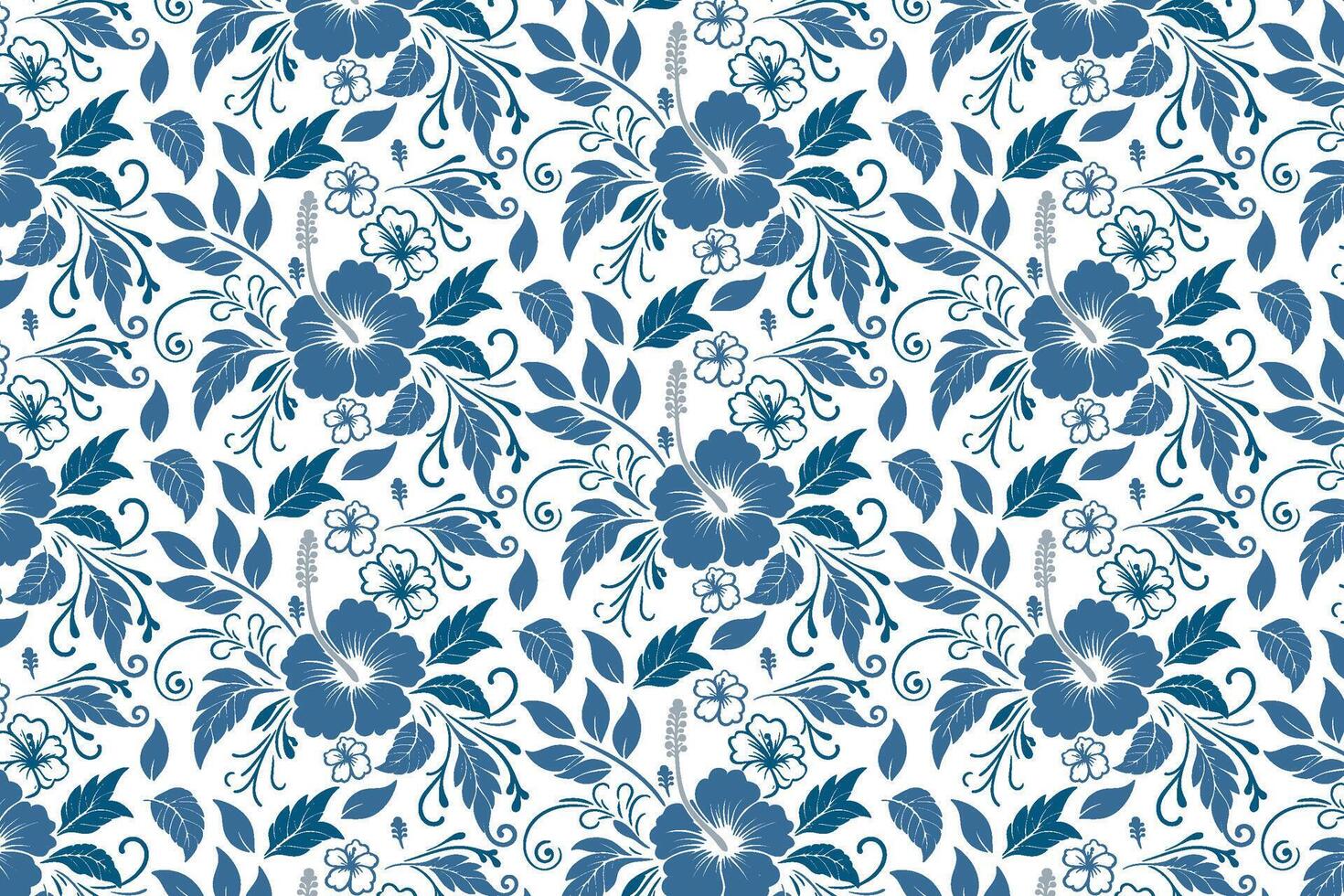 minimalist blue rose flower line art pattern perfect for contemporary textile designs pillow covers and wallpaper surfaces vector