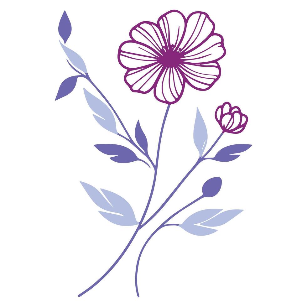 minimalist botanical pattern with cotton flowers and hand painted leaves for textile printing wedding cushions and summer fashion use vector