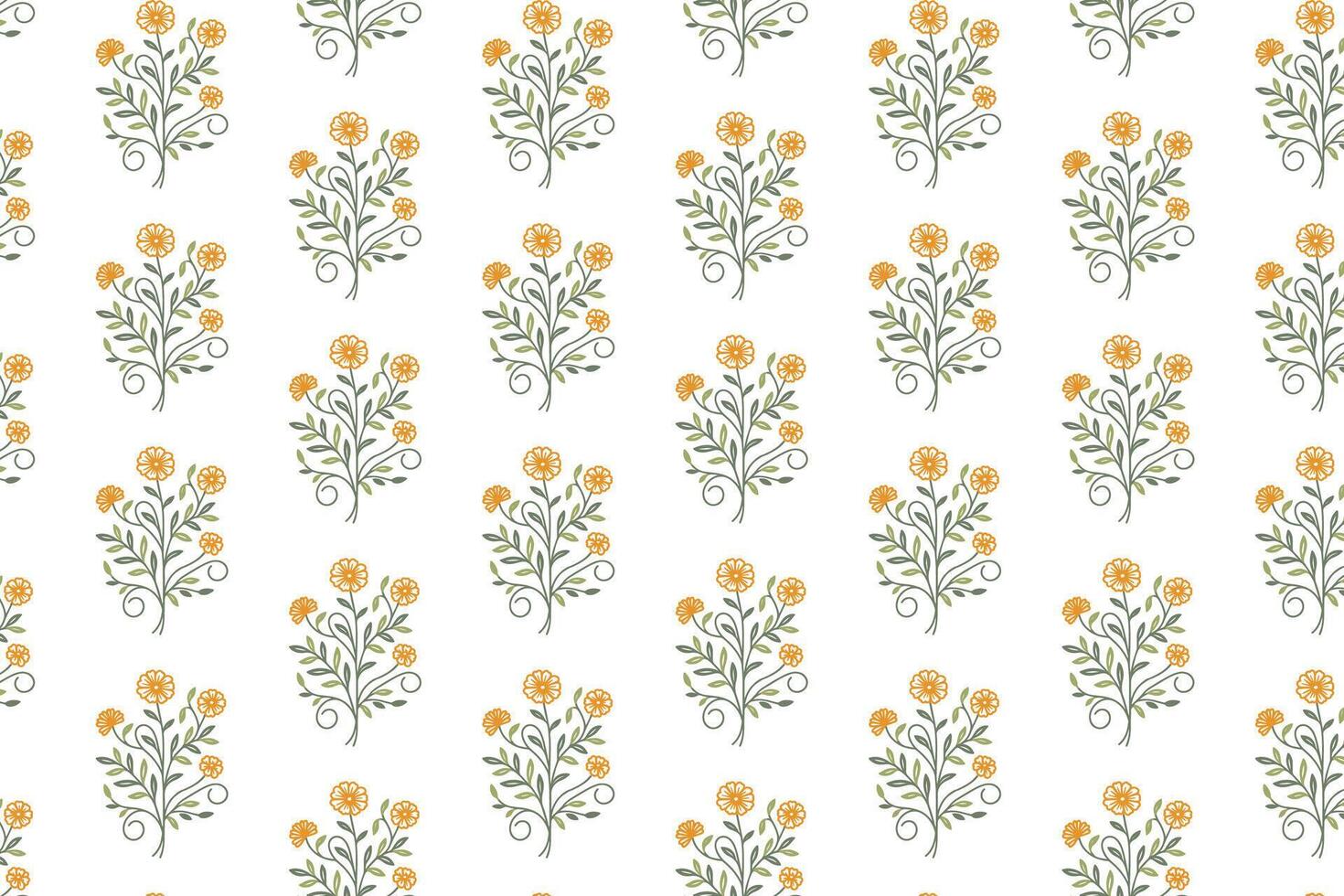 sketch floral pattern with continuous line rose illustrations designed for wrapping paper textile wallpaper pillow cases kitchen fabrics and home fashion vector