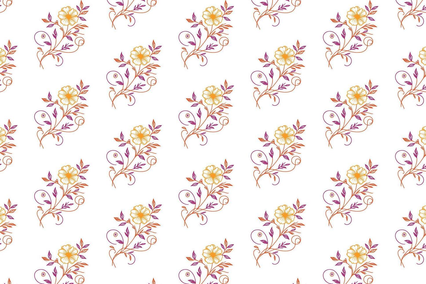 one line floral pattern with simplicity driven rose and leaf motifs designed for pillow fabric kitchen textiles home wrapping fashion apparel and wallpaper design products vector
