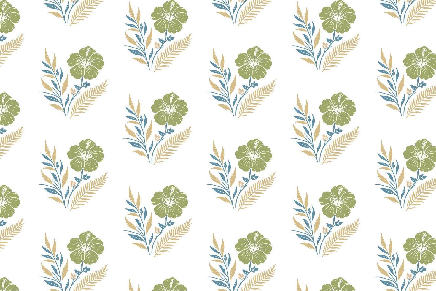abstract hand drawn line floral pattern with botanical rose motifs designed for textile product development in wrapping paper kitchen wear and home furnishings vector