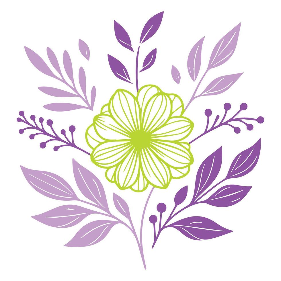 floral pattern in sketch style with cotton flower and hand drawn outlines suitable for digital textiles wedding fashion home cushion covers and fine print design vector