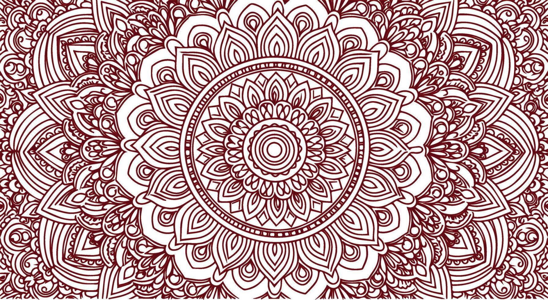 abstract pattern with flowers vector