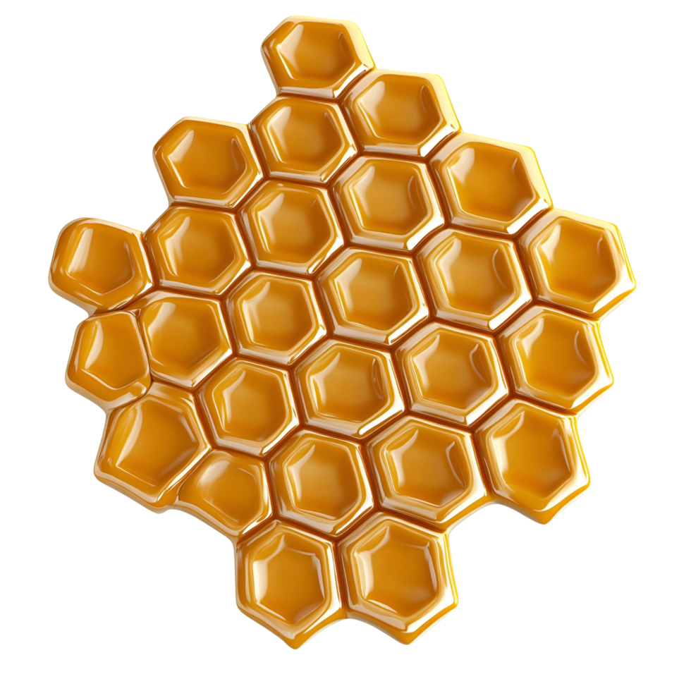 Large Honeycomb Structure Isolated Transparent Background png