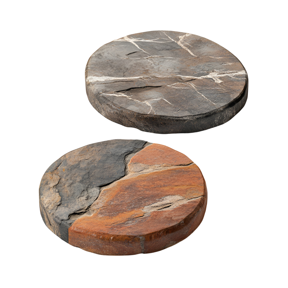 Round And Square Marble Stones Transparent Background png