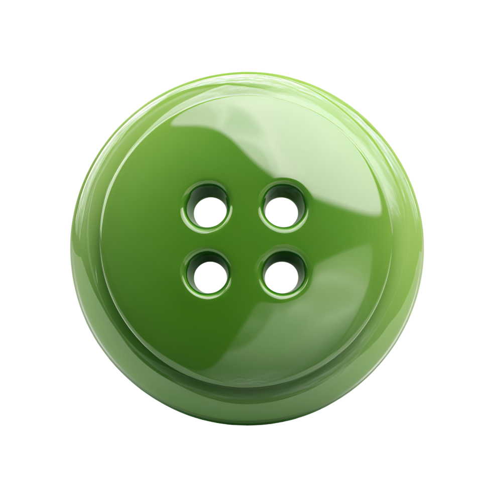 Single Shirt Button On Transparent Background png