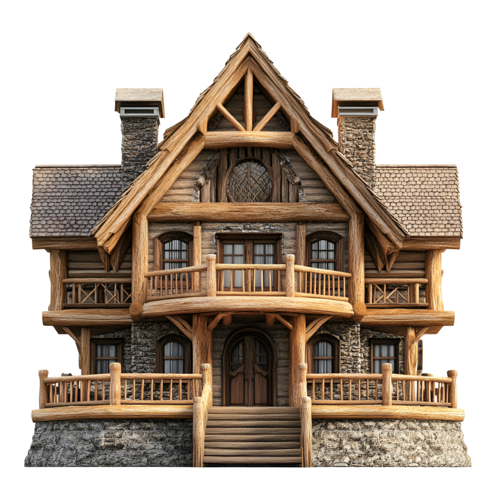 A Frame House Isolated Transparent Background png