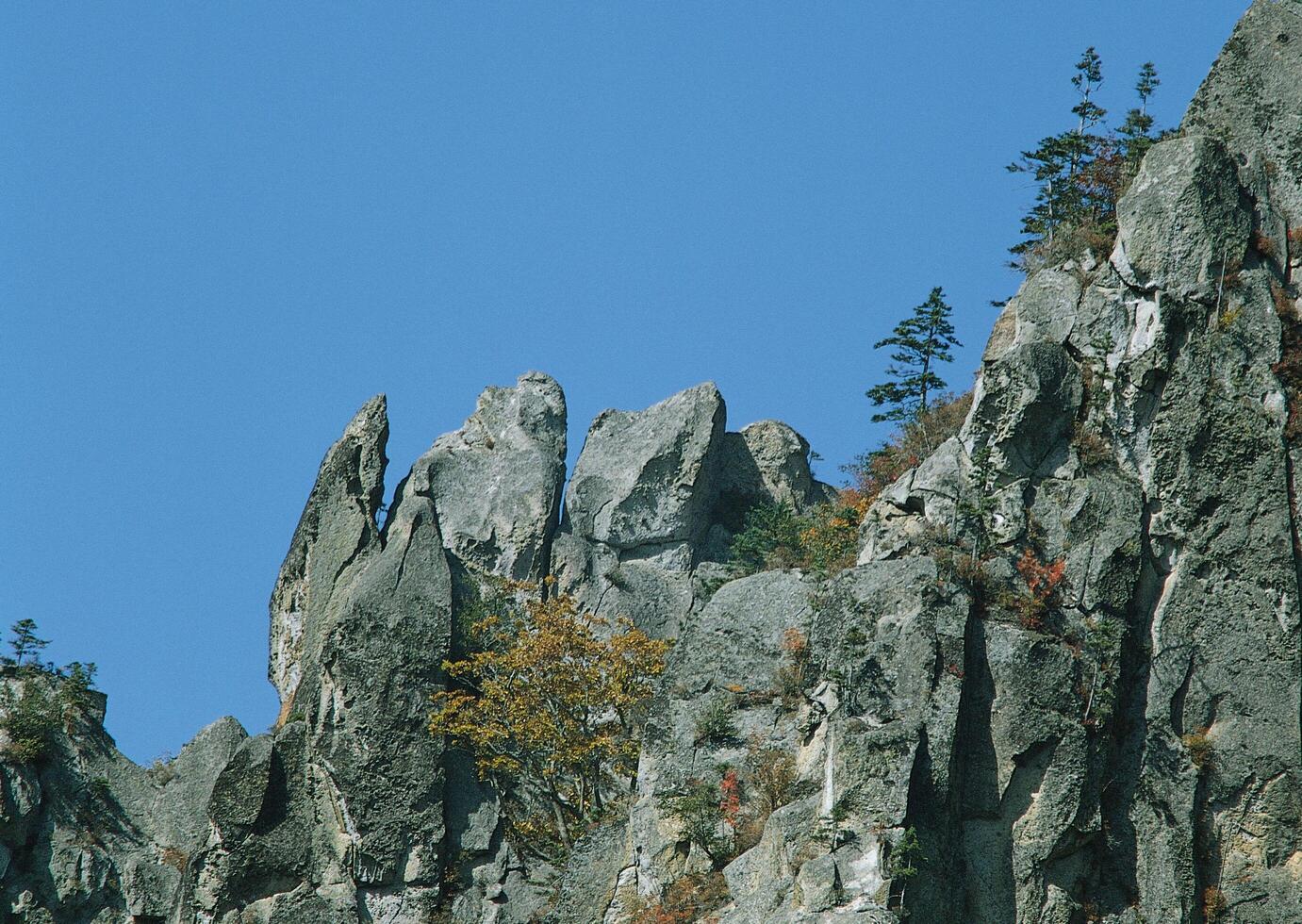 a large rock formation photo