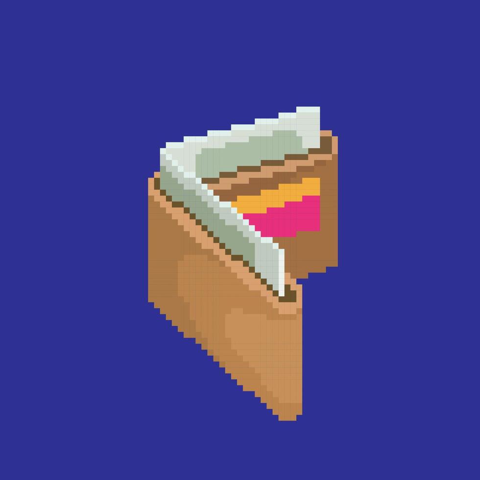 wallet pixel art vector