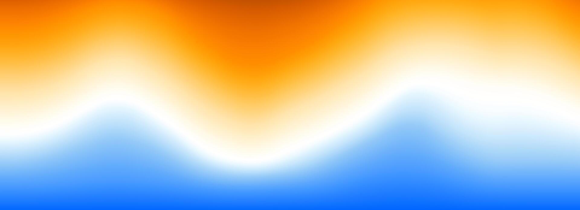 Beach gradient background. Abstract ocean coast concept. Smooth wavy desert seaside backdrop. Blurred pastel light blue and yellow wave wallpaper. Soft summer sand shore gradient banner. vector