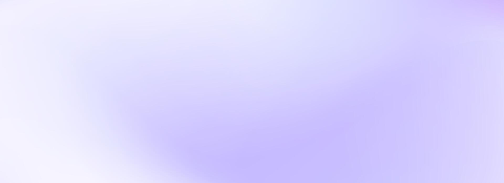 Abstract smooth lavender gradient wallpaper. Soft blurred light violet background. Universal pastel lilac color backdrop for banner, flyer, presentation, advertising. Subtle liquid cover vector
