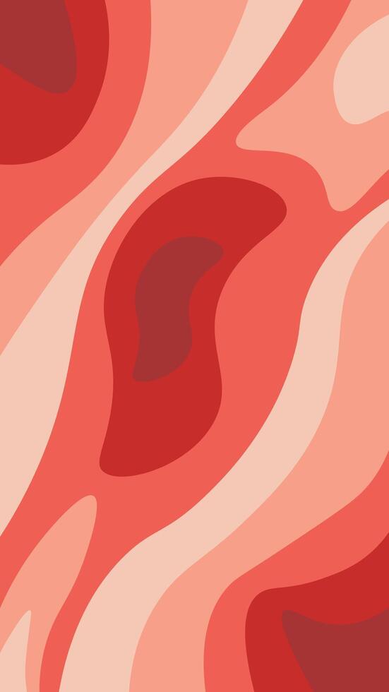Abstract Red and Pink Wave Pattern Background Illustration vector