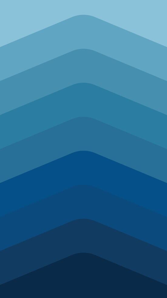 Abstract Blue Gradient Background Illustration of Layered Shades vector