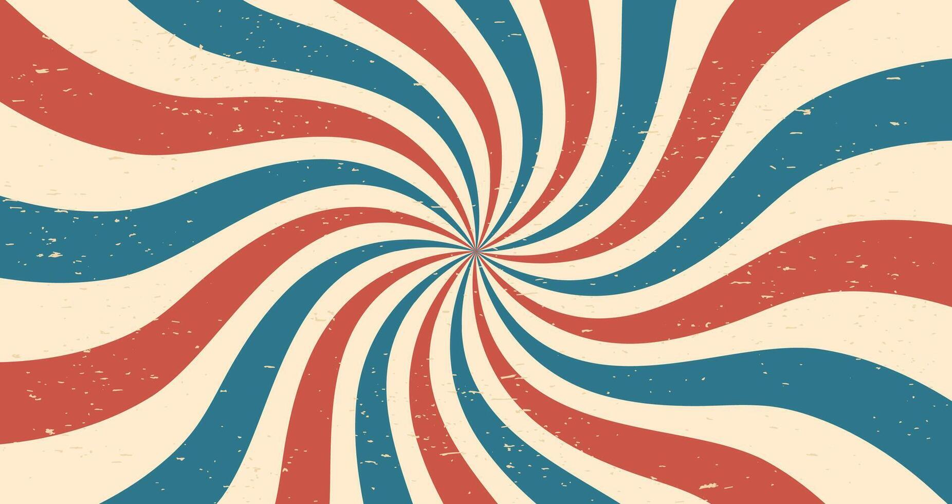Retro circus sunlight rays layout, sunbeam burst. vector