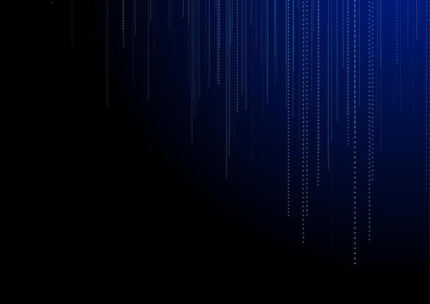 Abstract dark blue dotted lines pattern geometric background vector