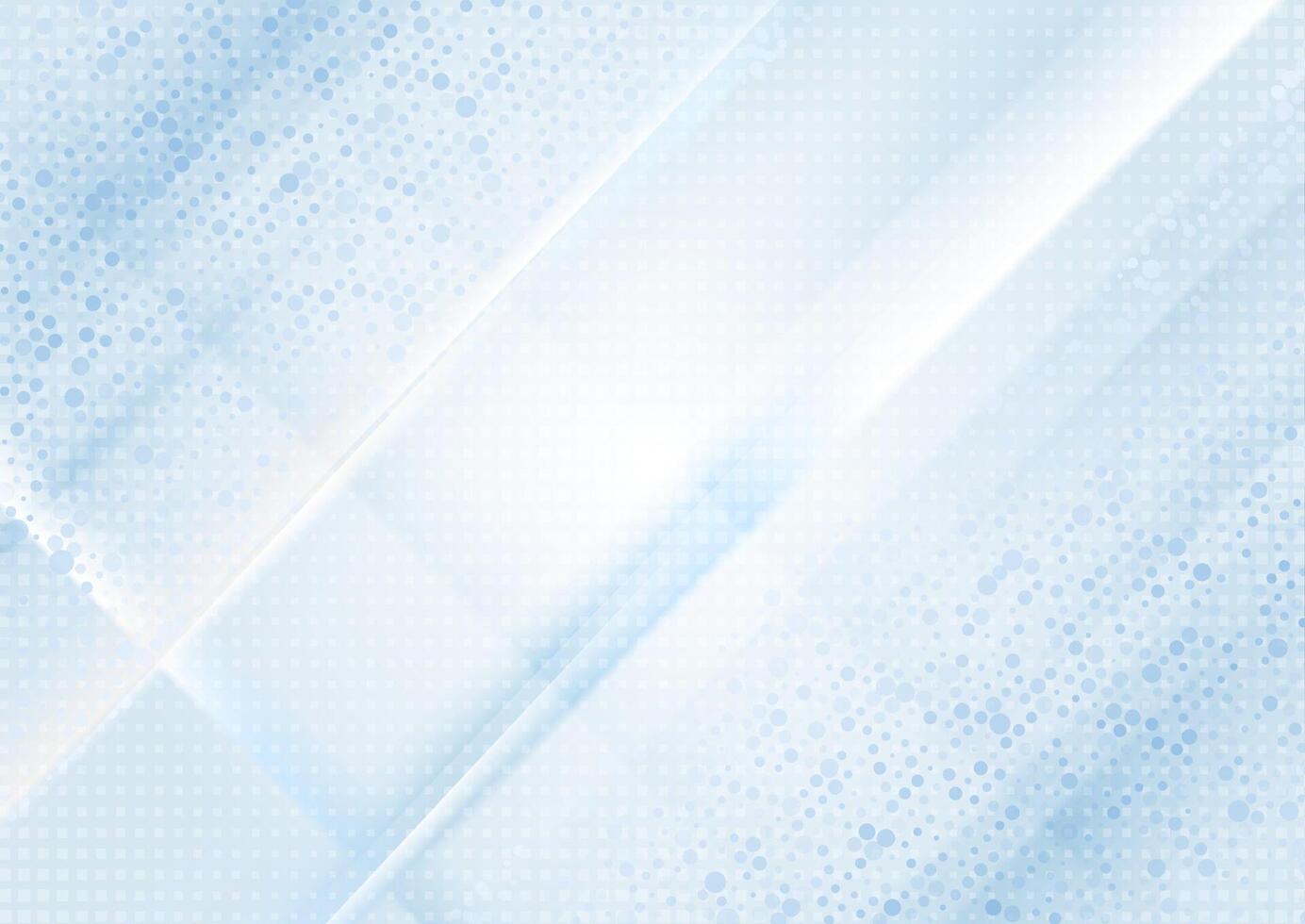 Bright blue minimal smooth striped abstract background vector