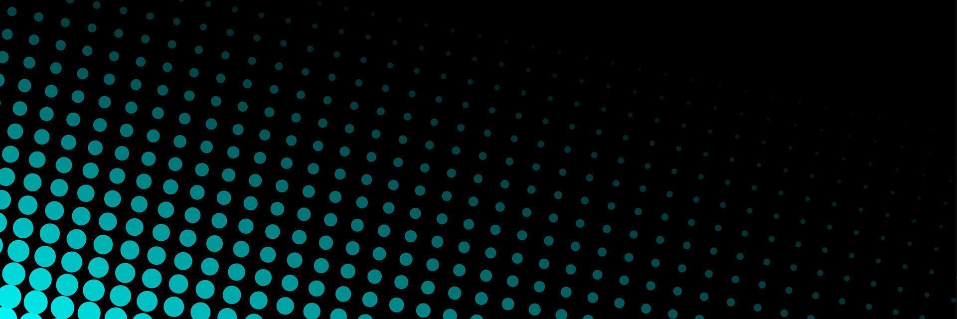 Bright cyan blue minimal halftone dots abstract background vector