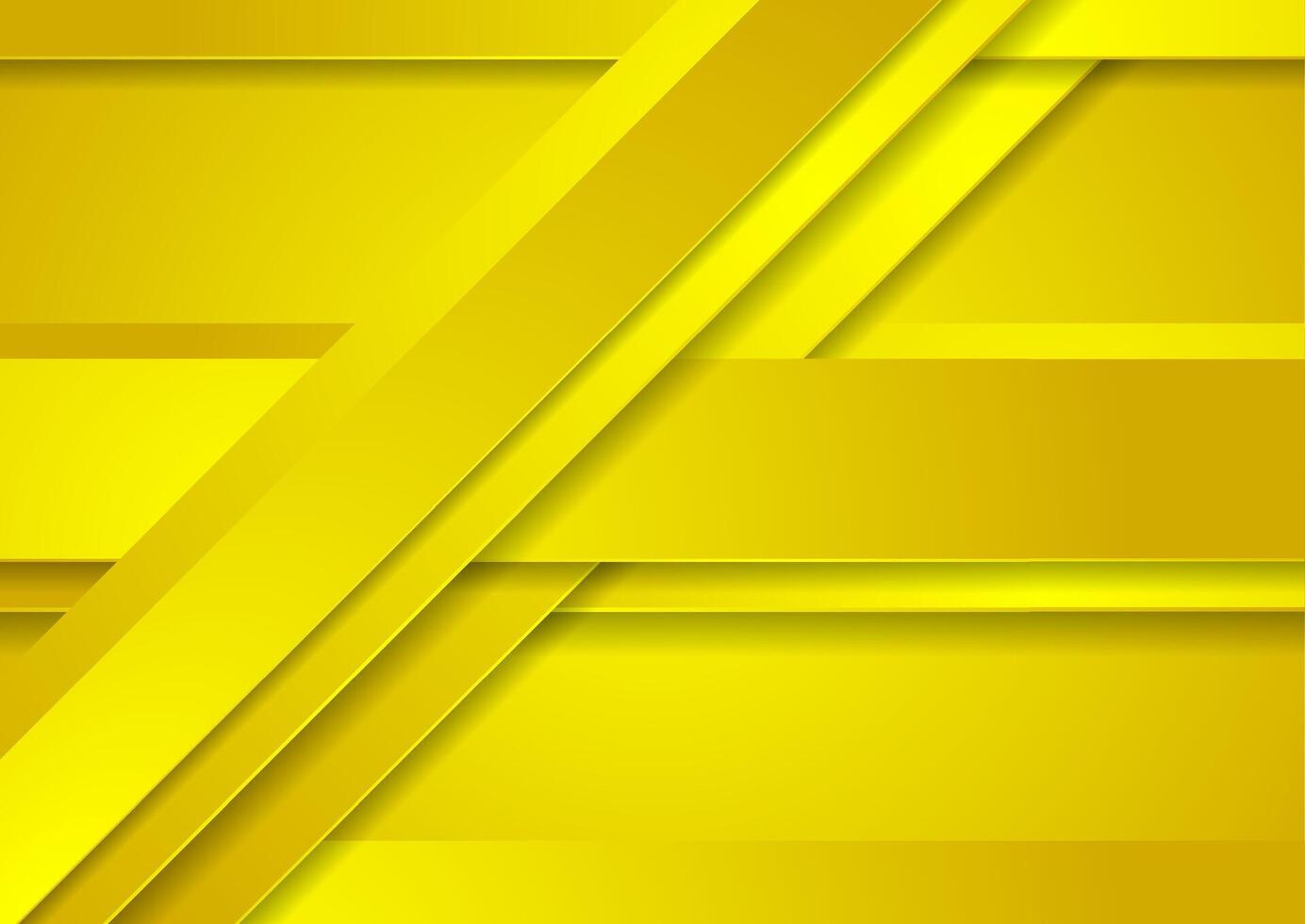 Bright yellow stripes geometric minimal abstract background vector