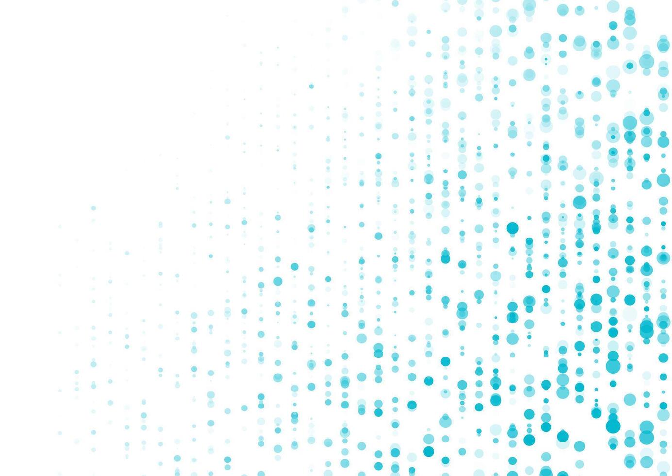 Bright blue dotted lines abstract background vector