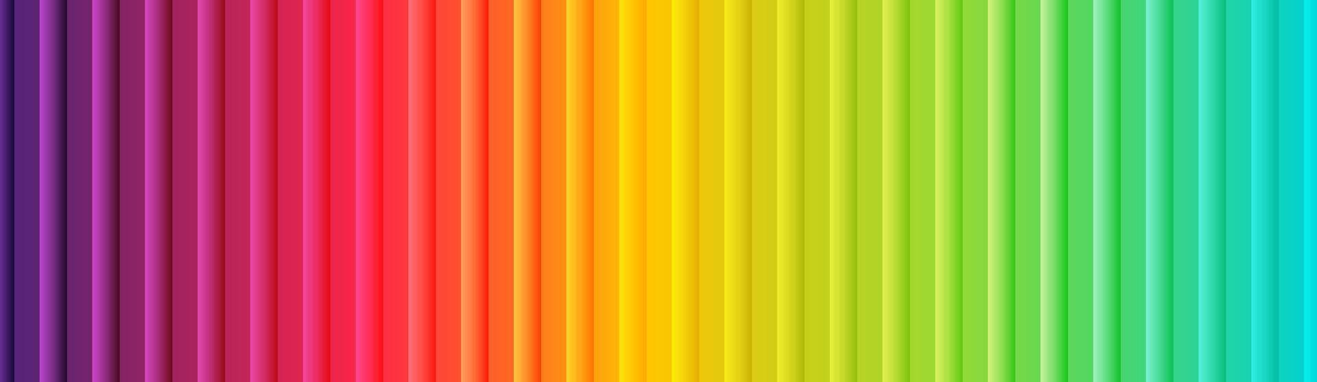 Multicolored minimal stripes abstract luminous tech background vector