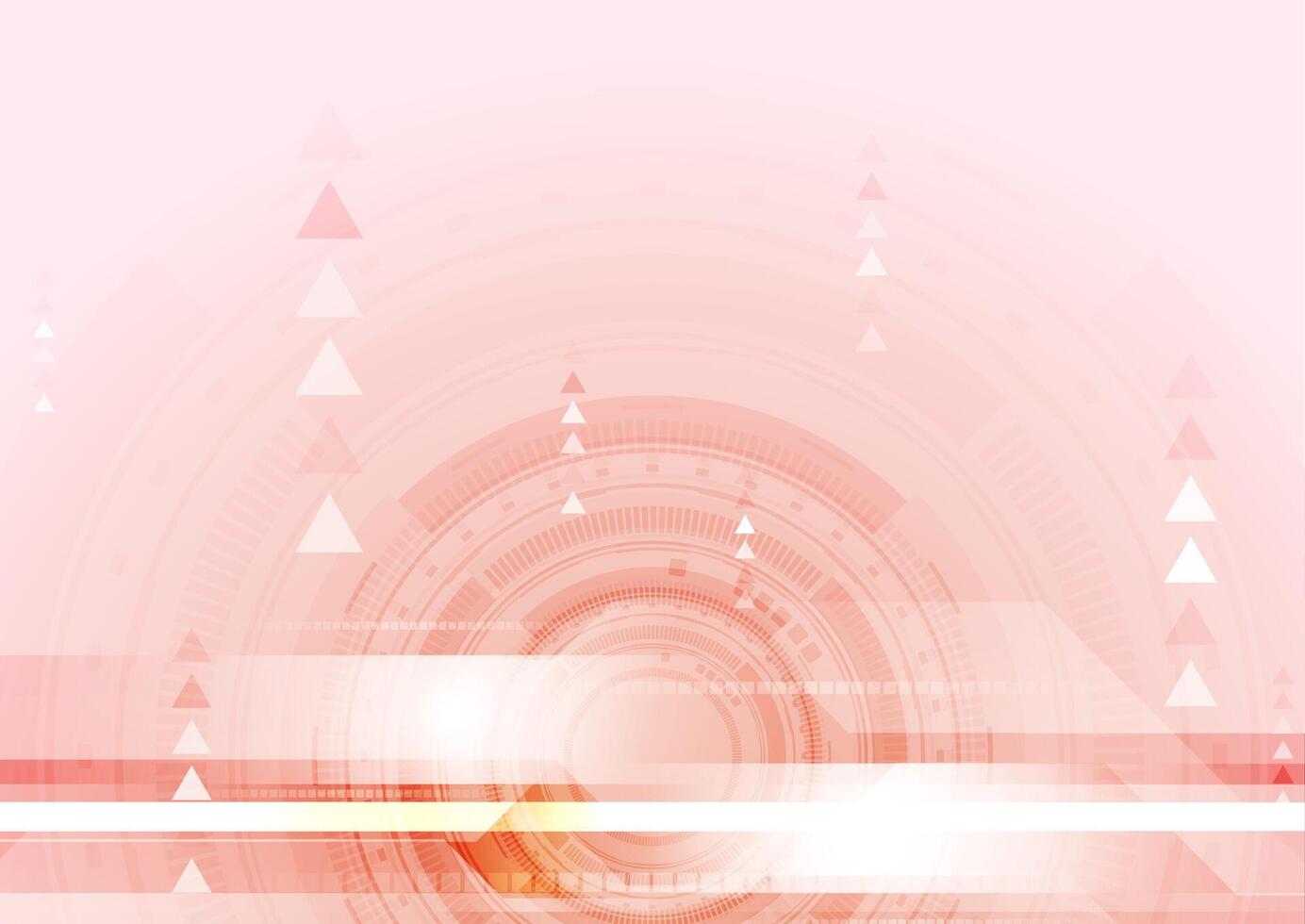 Light red abstract futuristic technology background with arrows vector