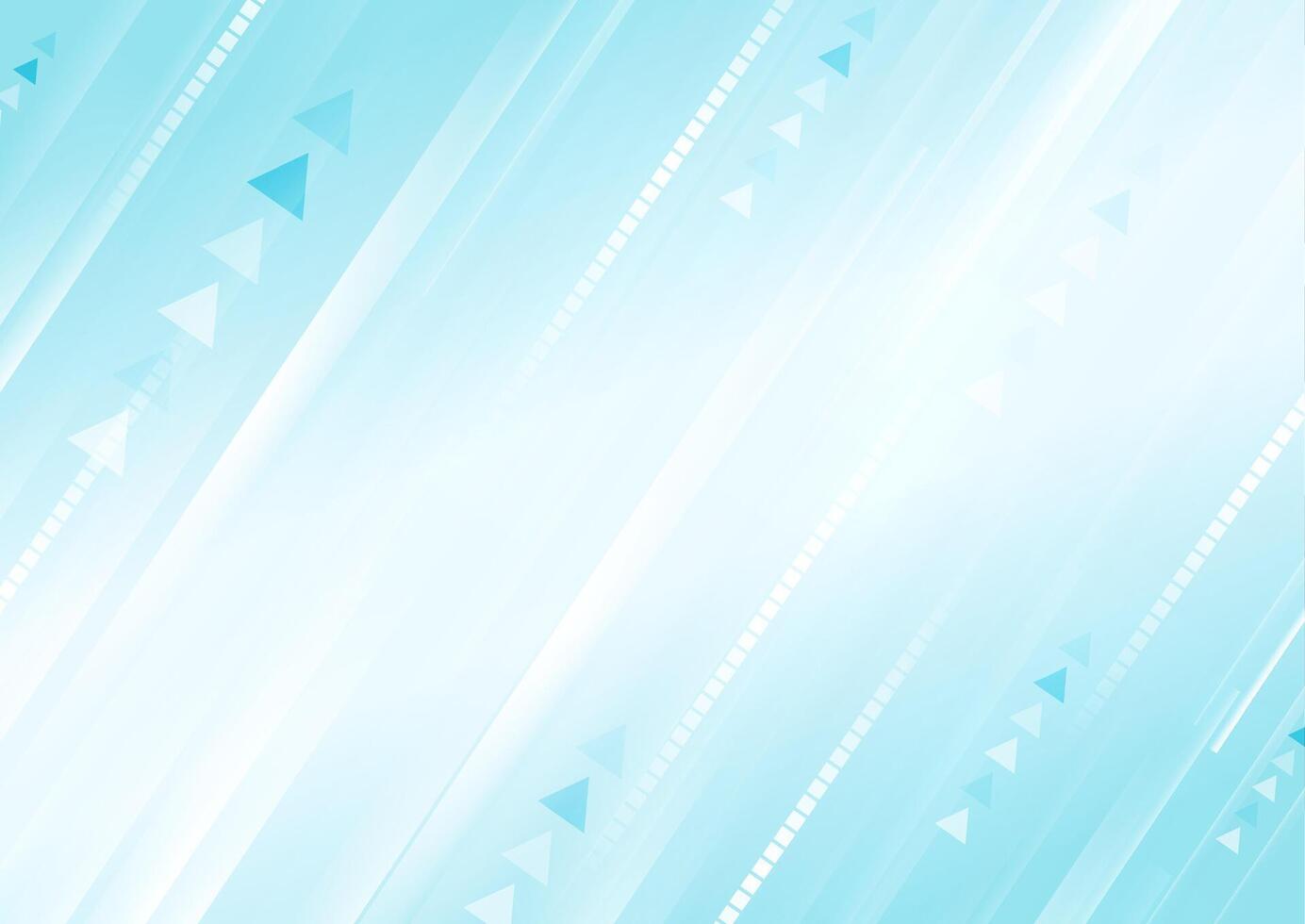 Technology minimal glossy blue background with stripes and arrows vector