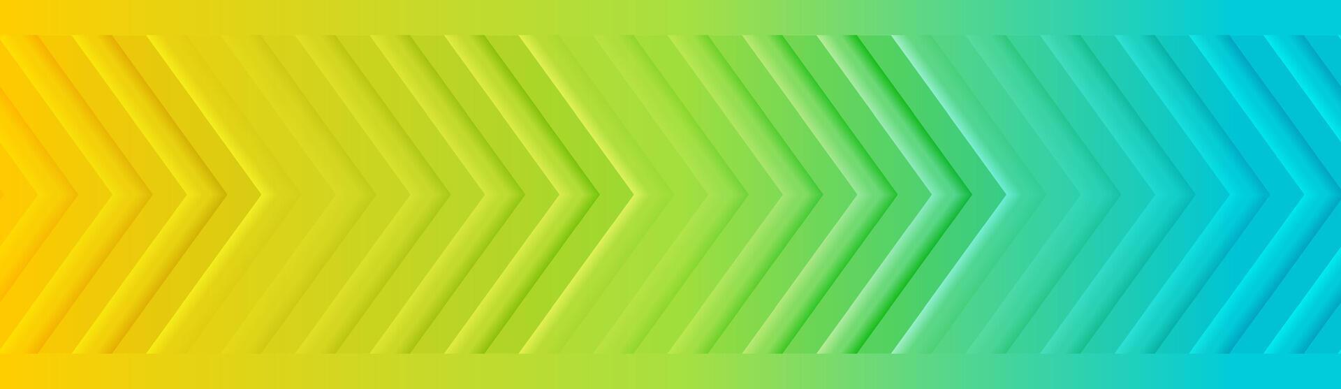 Multicolored minimal glossy arrows abstract luminous tech background vector