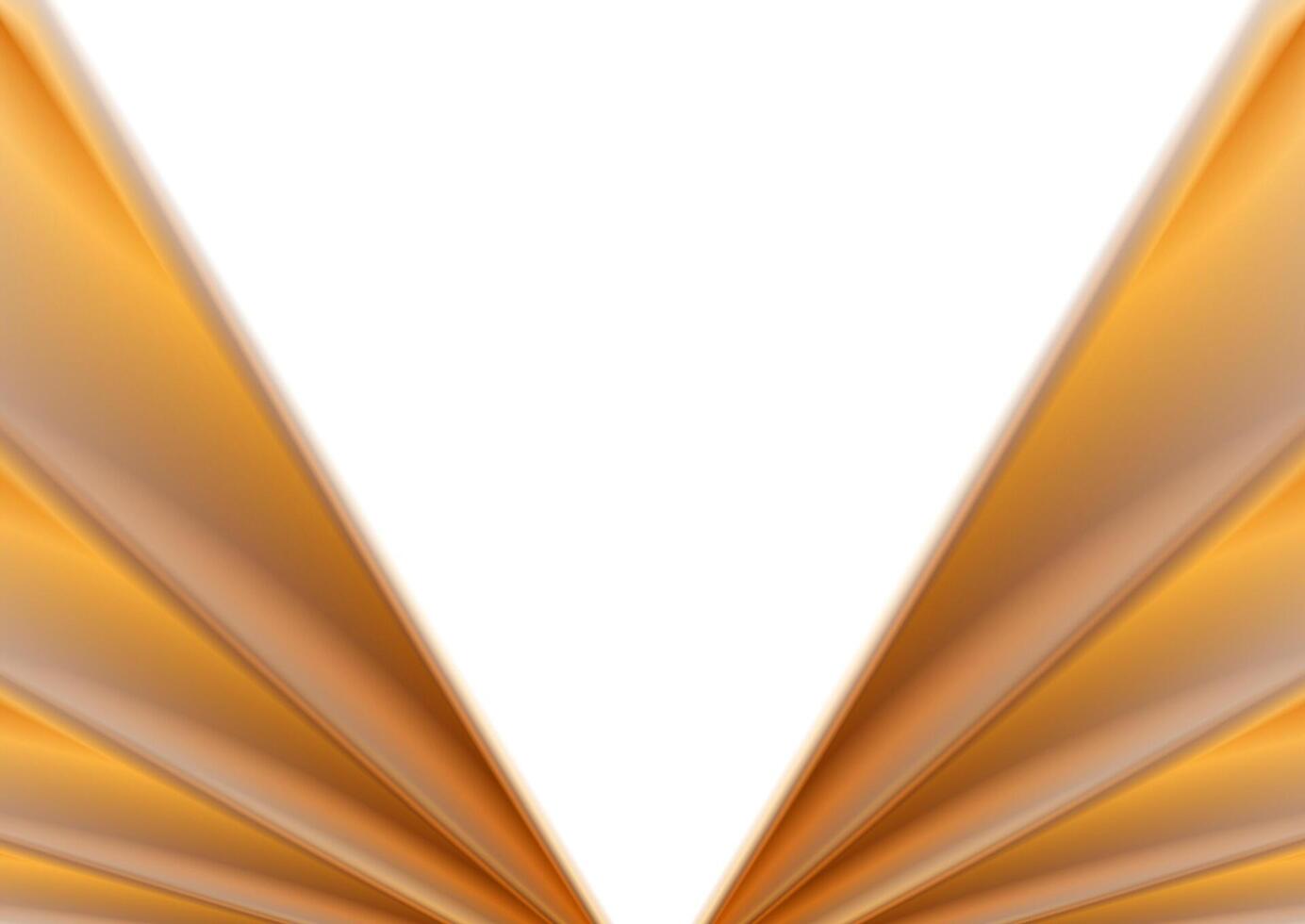 Modern abstract background with golden smooth stripes vector