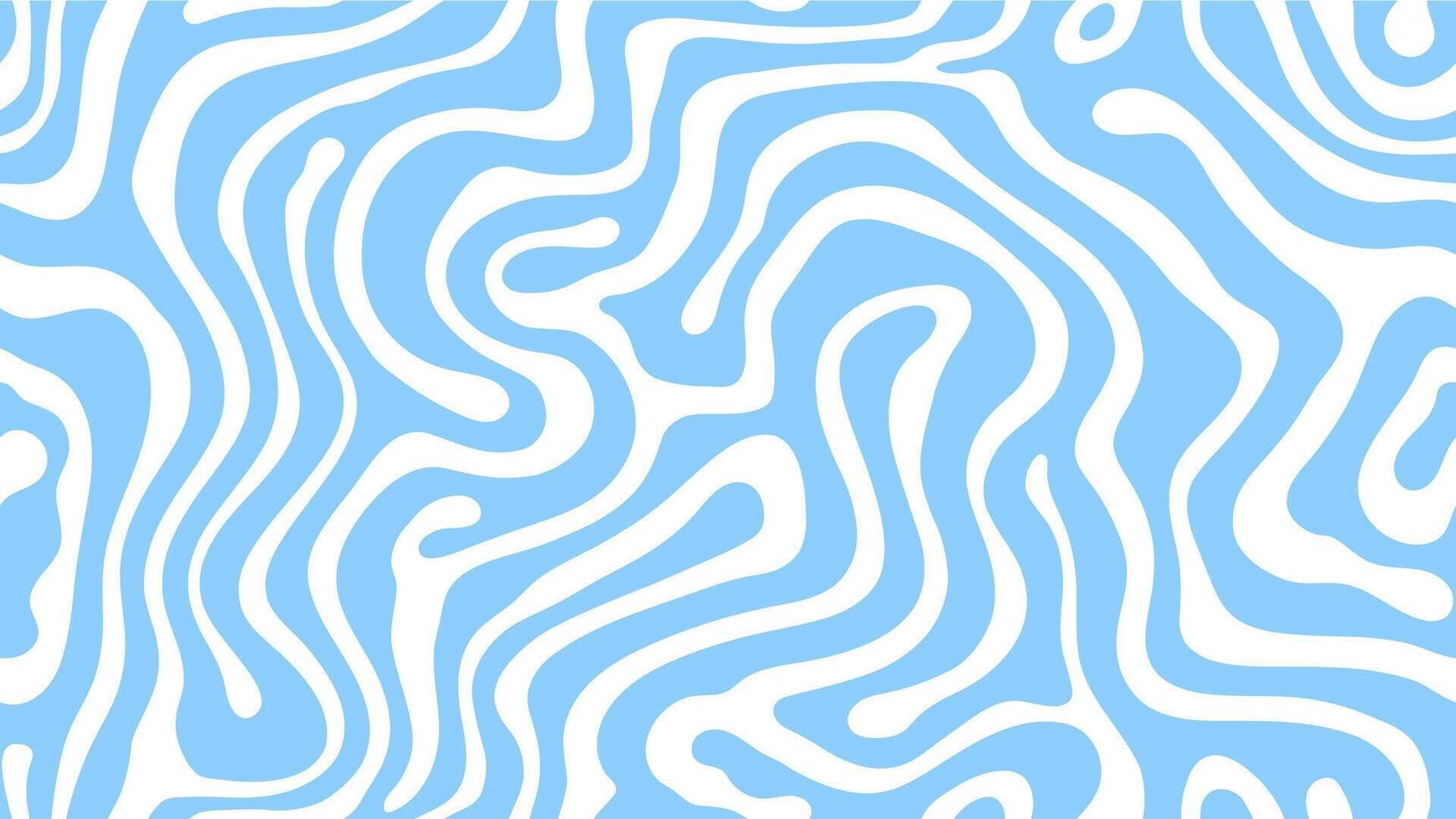 Psychedelic groovy water wave milk drink pattern vector