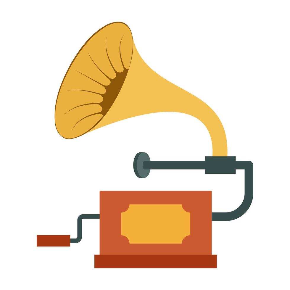 Retro electronic device, and vintage communication tools icons. vector