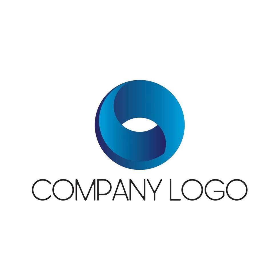 Abstract company concept logo gradient vector